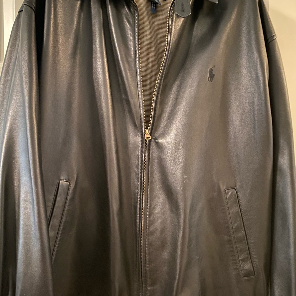 Polo leather jacket Men’s